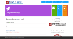 Desktop Screenshot of cryptnsend.com